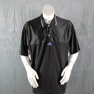 Vintage Adidas Shooting Shirt - Side Snap Ups - Men's Large